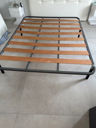 Somier 2x1.50m Metal y Madera