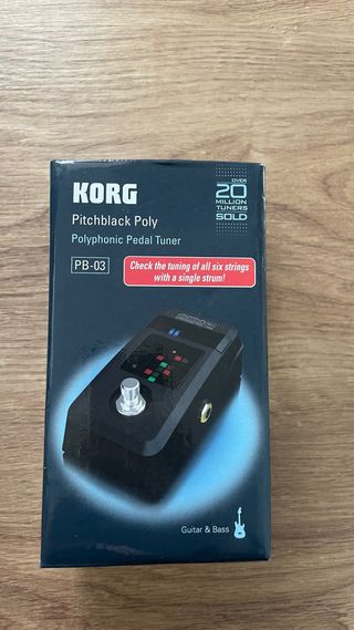 Pedal Afinador Korg Pitchblack Poly
