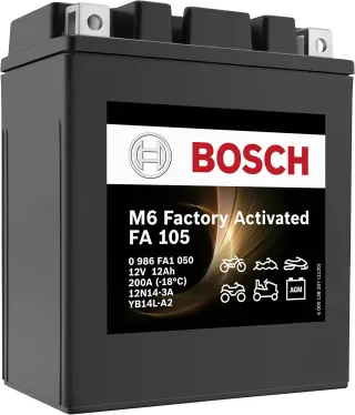 Bosch FA105 - Batería para Motocicletas AGM 12V 210A 12Ah