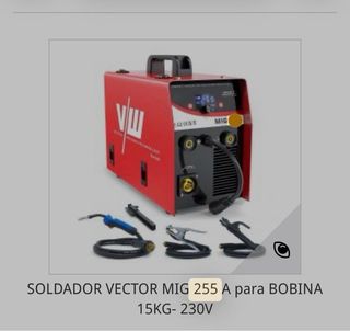 Soldador MIG 255 Monofásico - Bobinas 15kg