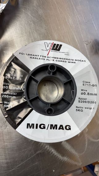 Hilo soldadura E71T-GS 0.8mm 5kg 2 bobinas