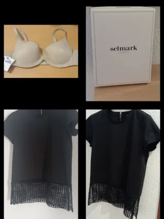 Lote de vaquero, sujetador y camiseta