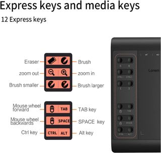 Tablet Grafica de escritura 10moons G10