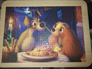 Puzzle Ravensburger 1000 peças Dama e o Vagabundo