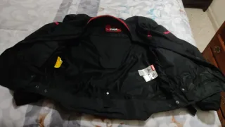 Chaqueta Moto Verano Negra y Roja