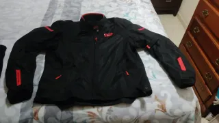 Chaqueta Moto Verano Negra y Roja