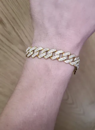 Pulsera Chapado de Oro - 18/20 cm / Brillante