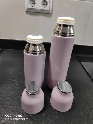 Set 2 Termos Home Creation Acero Inoxidable