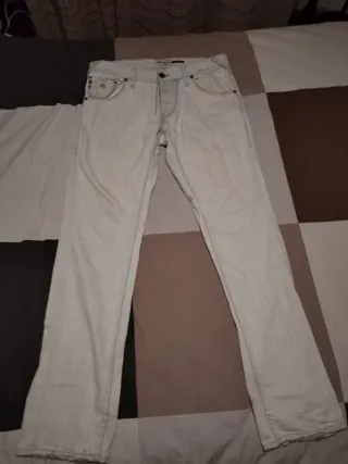 Pantalón vaquero Energy hombre efecto desgastado