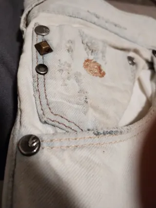 Pantalón vaquero Energy hombre efecto desgastado