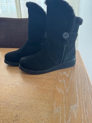 Botas Skechers Ante Negra Impermeables