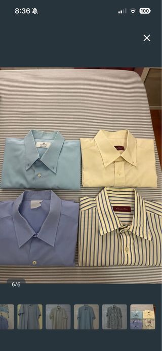 Camisas manga corta hombre 5€ cada una