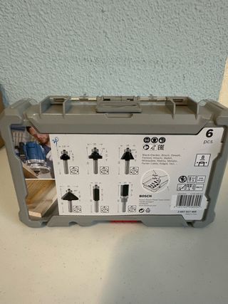 Bosch Set 6 Brocas Fresadoras