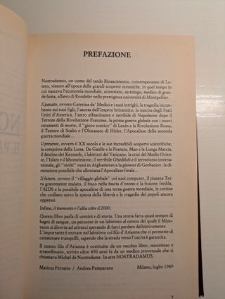 Nostradamus: Il passato, il presente, il futuro...