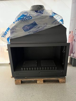 Estufa Barbacoa Metal Negra B120