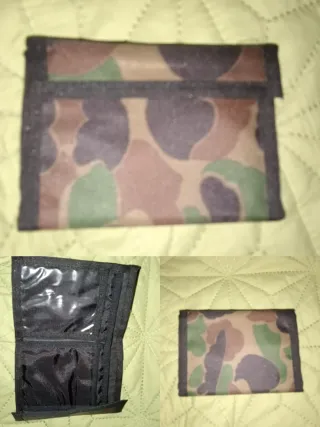 Cartera Camuflaje