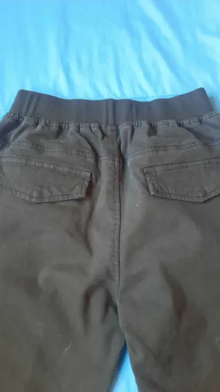 Pantalón cargo niño verde militar