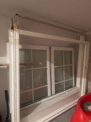Ventana doble cristal 1,30 x 1,50 aproximadamente