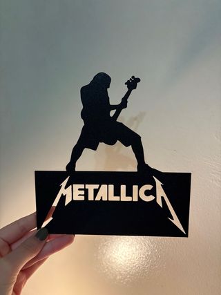 Decoração Metallica Guitarrista