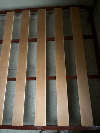 Somier láminas anchas 135 cm