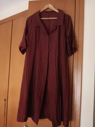 Conjunto vestido largo y chaqueta larga