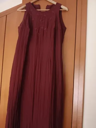 Conjunto vestido largo y chaqueta larga