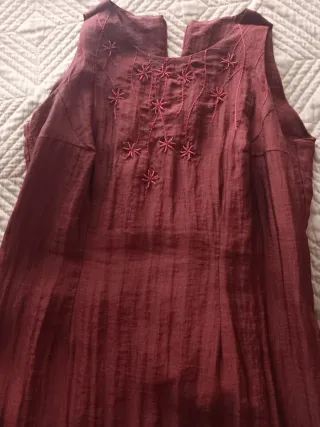 Conjunto vestido largo y chaqueta larga