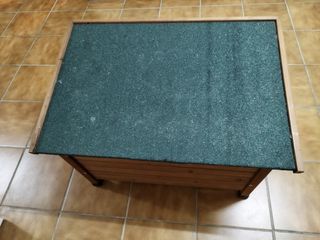 Caseta perro madera resistente estable