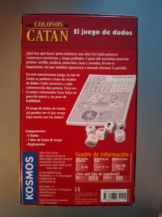 Los Colonos de Catan Juego de Dados