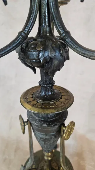 Candelabros Bronce Art Nouveau 1890