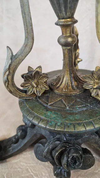Candelabros Bronce Art Nouveau 1890