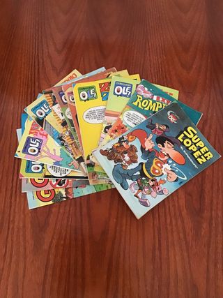 Lote 12 cómics vintage Colección Olé + Guai!