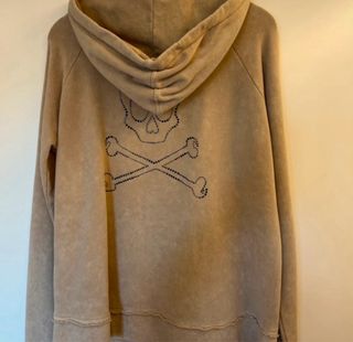 Sudadera Scalpers Beige Capucha Logo
