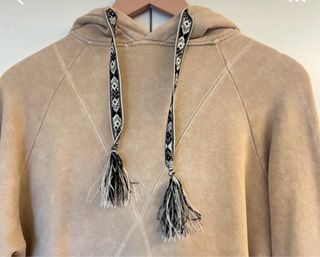 Sudadera Scalpers Beige Capucha Logo