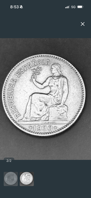 1 Peseta 1933