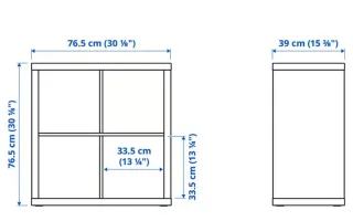 Estantería Ikea Negra