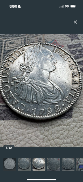 8 Reales Carlos IIII 1792
