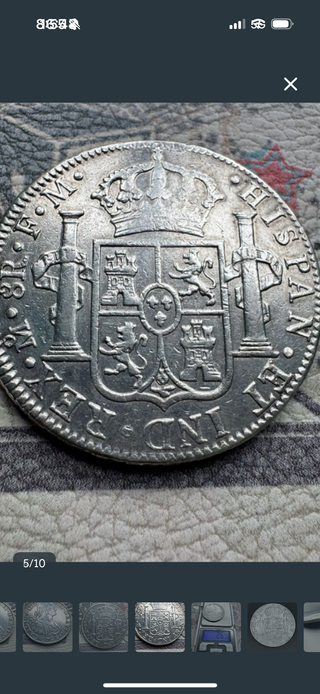 8 Reales Carlos IIII 1792