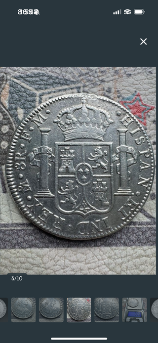 8 Reales Carlos IIII 1792