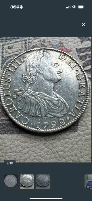 8 Reales Carlos IIII 1792