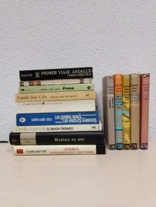 Lote de libros de Camilo José Cela
