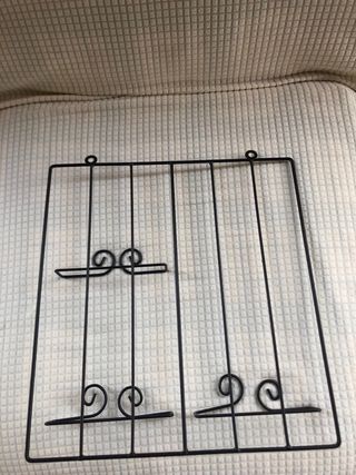 Appendino in metallo nero