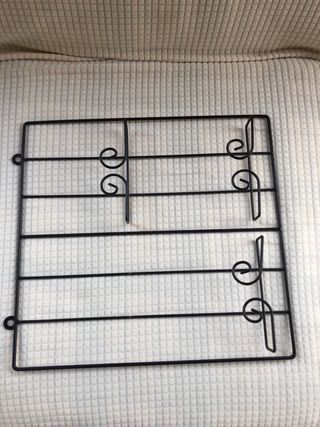 Appendino in metallo nero