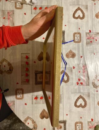 Quadro Stampa Madonna con Bambino, cornice oro