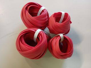 L6 20.5 mtrs Cinta cubre tornillos roja