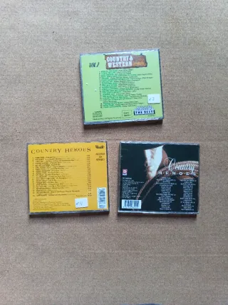 CDs Country & Western y Country Heroes