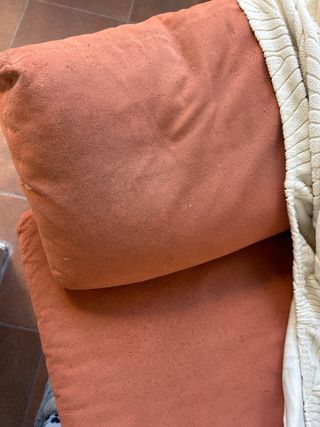 Sofá de 2 plazas naranja