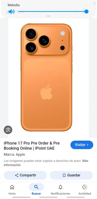 iPhone 17 Pro Naranja
