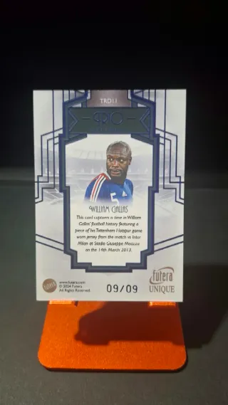 Futera Unique Gallas 09/09 Patch Memorabilia