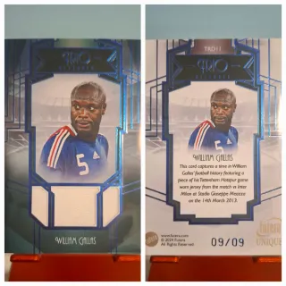 Futera Unique Gallas 09/09 Patch Memorabilia